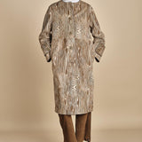 cappotto in cavallino zebrato ZELLEA MOIRE malina 