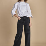 camicia con plastron GRANDETANTE WHIRE laurence bras 