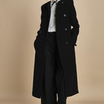 cappotto lungo doppiopetto N0214602 9000 n21 