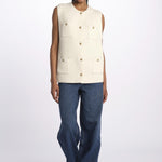 Gilet lungo uncinetto ELISABETH ECRU003 vanessa bruno 