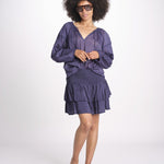 camicia voille nervature ALEXANBLATU ENCRE laraethnics 