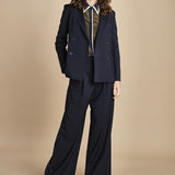 camicia con collo e polsi a contrasto CR_3069T OLIVE bodice 