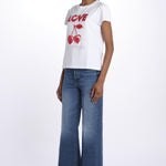 Walk bc concert cherry love JWTS02684 WHITE zadig & voltaire 