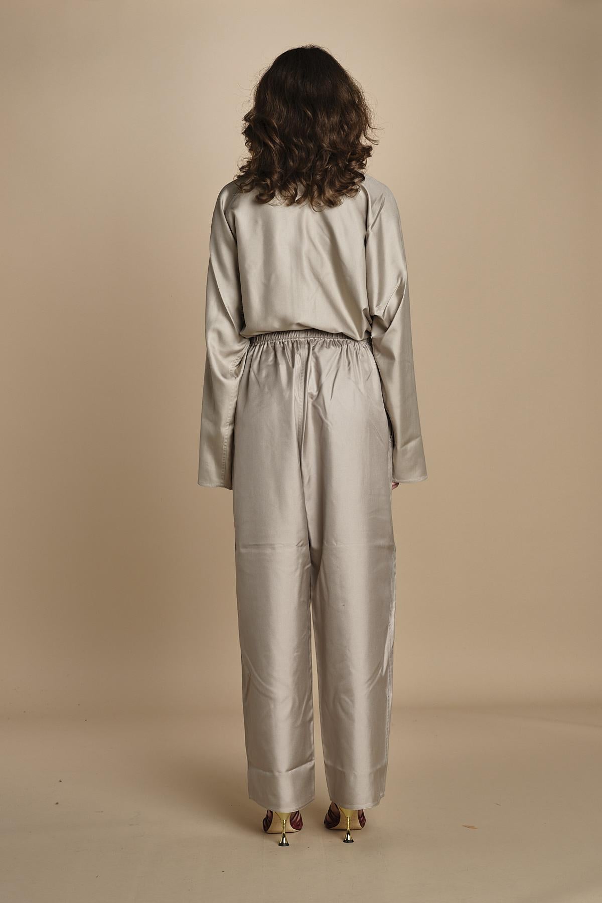 PASCH pantalone in seta con coulisse PASCH STONE sofie d'hoore 