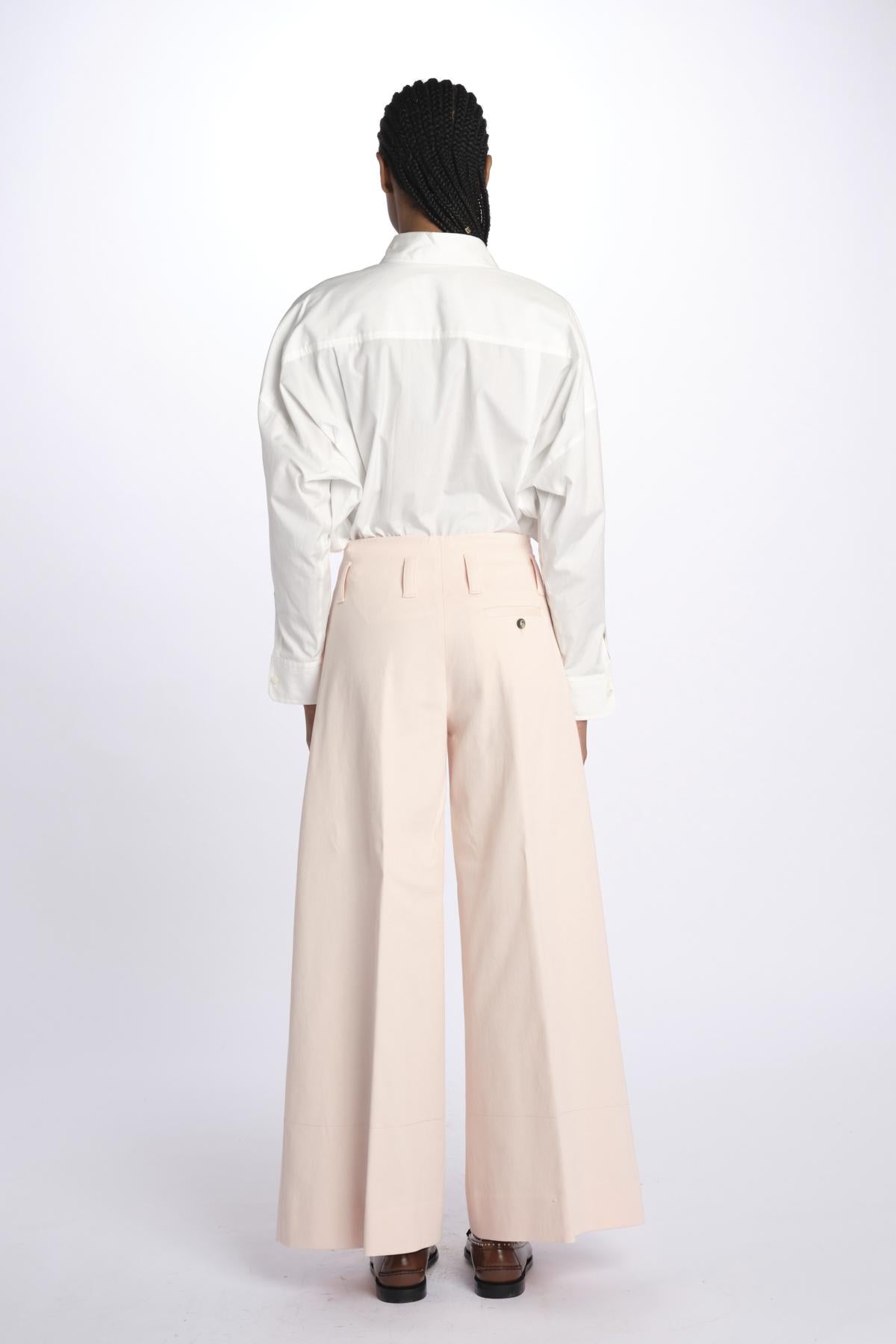 Pantalone ORIANA cropped nervature denim ORIANA540170 91 quelledue 