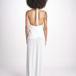 JOELE abito lungo con scollo profondo e schiena nuda JOELE OFF WHITE amazuìn 