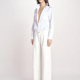 pantalone 5 tasche PIA CONFORTBULL IVORY true avenue 