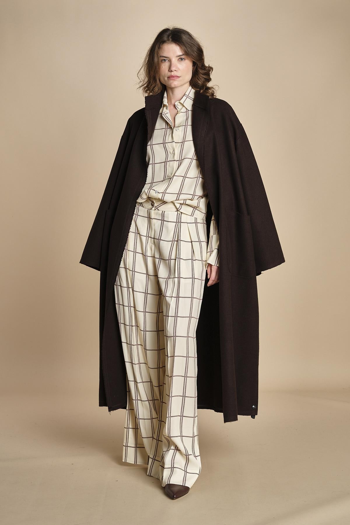 pantaloni a quadri TRAVEL CHECK BORD crida 