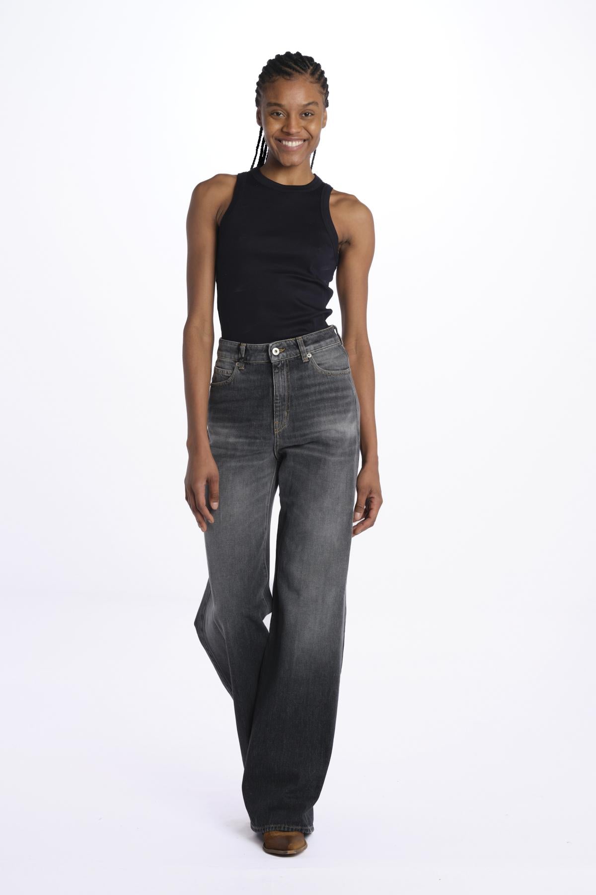 Denim CLARA lavato CLARA OPEN BLACK true avenue 