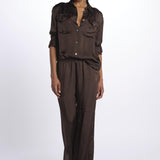 Pantaloni viscosa MOD.0187 CAFFE aspesi 