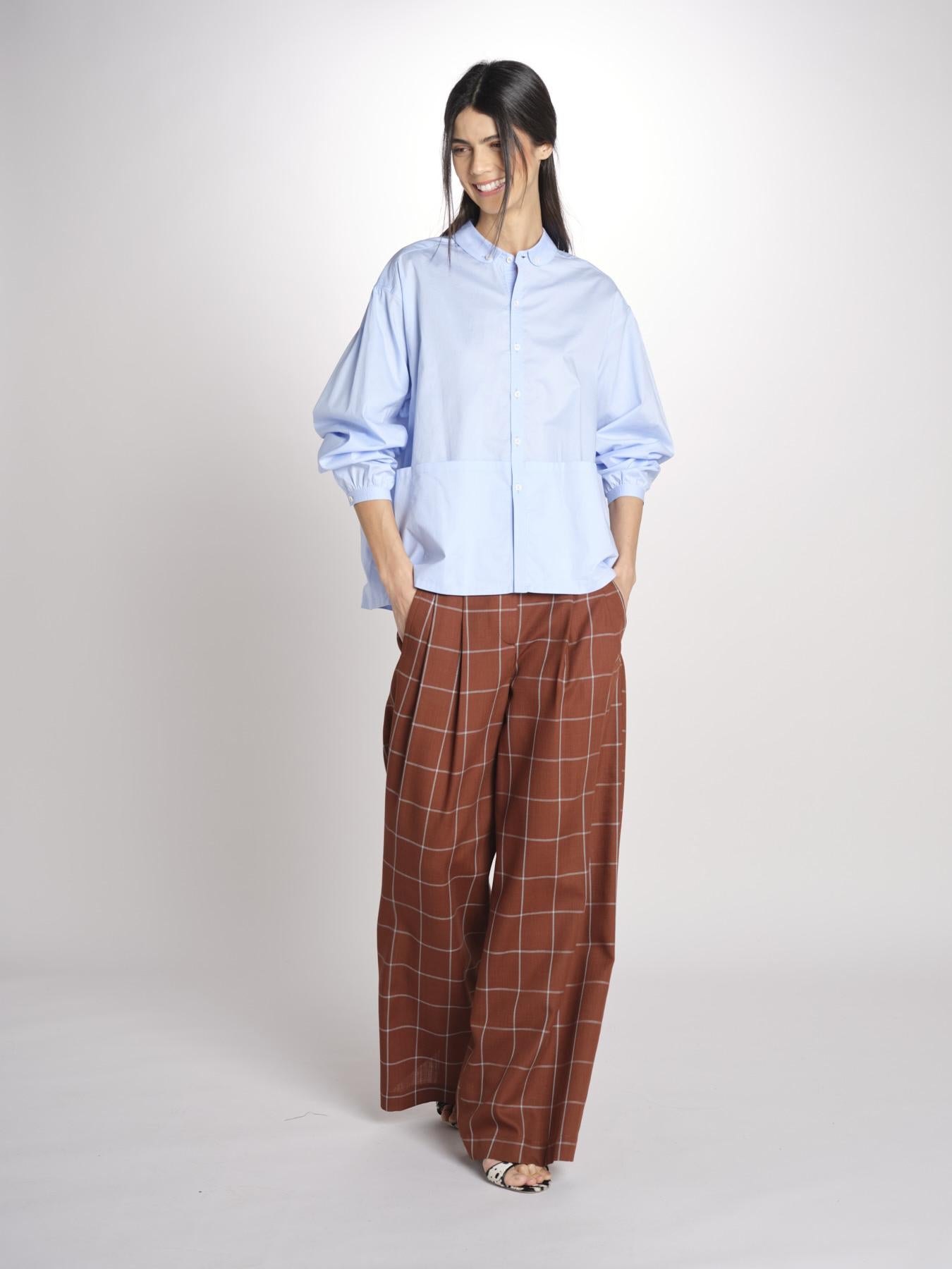 camicia con tasche LIVI MJD162_ATEX97 SKY BLUE jejia 