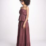 top con elastico PHOEBE WINE christianzen 