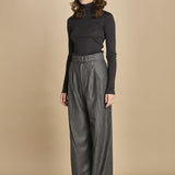 pantalone con due pinces occhio di perenice. PAN0173 GRI0125W soeur 