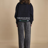 felpa con cappuccio ICE ICE NAVY ZERMATT apres surf 