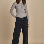polo a costine CADEE KNIT BLOUSE LIGHT TAUBE herskind 