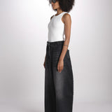 denim over CHALCO SNW-1417 WHASED BLACK studio nicholson 