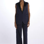 Gilet filo scozia 3417 INDIGO circolo 1901 