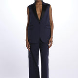 Gilet filo scozia 3417 INDIGO circolo 1901 