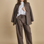 camicia collo alto e ajour. CHE0232 BLA0125W soeur 