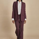 TILIA giacca un bottone tela lana 5EVA01-V02301 BORDEAUX vanessa bruno 