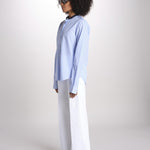 camicia a righe con collo guru MICA5630 BA milaura 