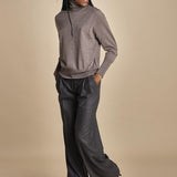 MAFALDA pantalone con pinces in flanella MAFALDA T 357194 50 quelledue 