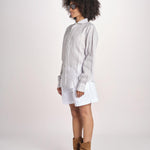 Camicia maschile in lino M012 1017 PERLA milaura 