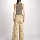pantaloni camouflage KATHERINE MJD217_A02012 BEIGE CAMOUFLAGE jejia 