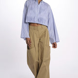 Pantalone  con tasconi RYAN PANT KHAKI jejia 