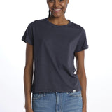 T-shirt girocollo m/c basic WSCT20 DENIM BLUE merz b 