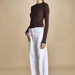 THE FULL PIPE ANKLE denim banana 11326 1378 mother 
