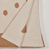 Plaid pois 150x180 C2100414B CAMMELLOAVORIO milaura 