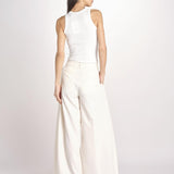pantalone a vita bassa DEVA 3118 T0162 MILK T0416 the latest 