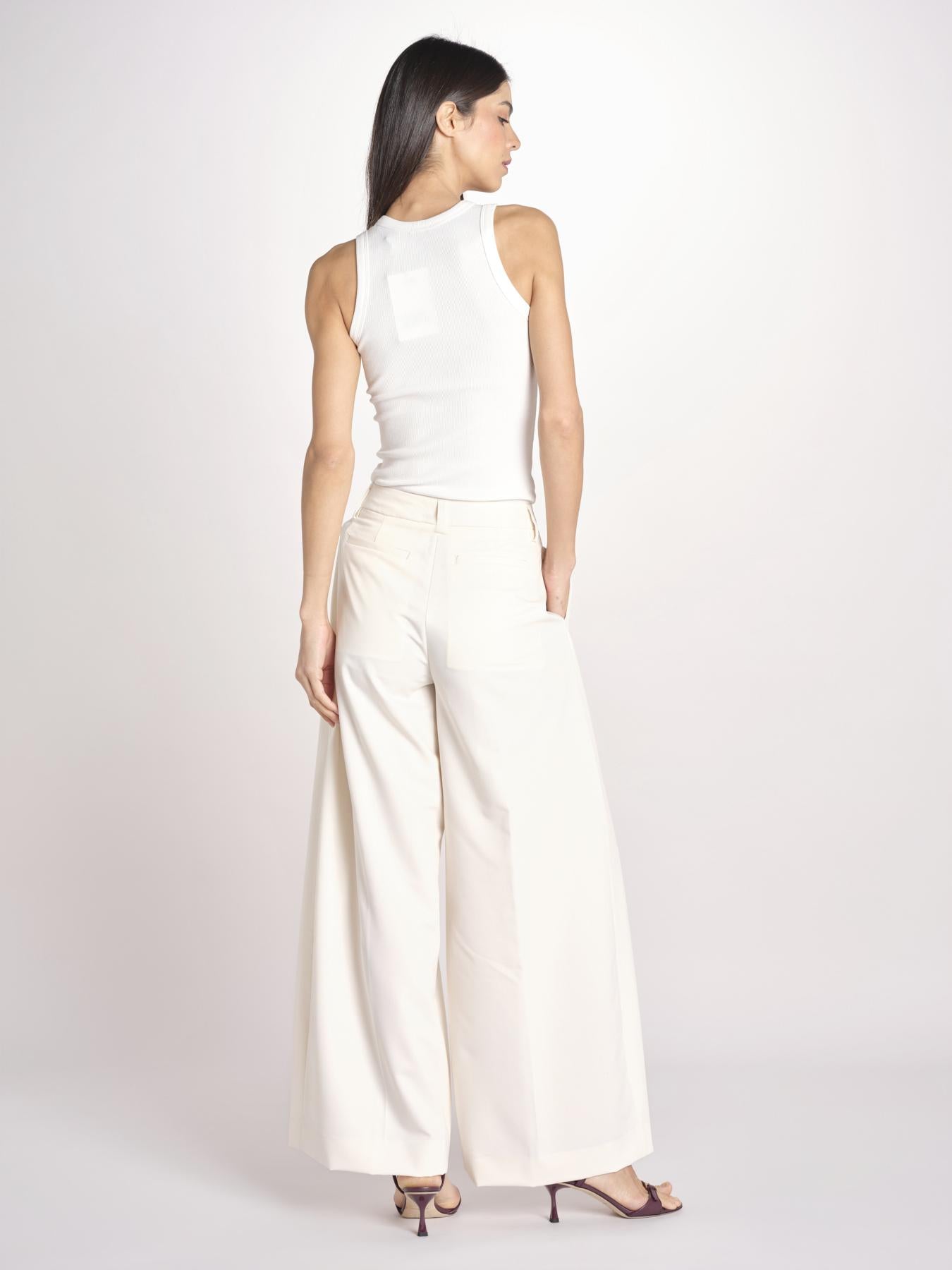pantalone a vita bassa DEVA 3118 T0162 MILK T0416 the latest 