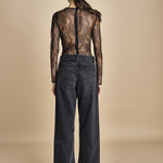 ELECTRIC BODYSUIT body in pizzo ELECTRIC BLACK undress code 