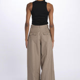 Pantalone HIGH WAIST pences con risvolto 51279LCO STONEGREY phillip lim 