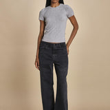THE RIB TEE tshirt m/c a costine WF25JKT012 GREY frame 