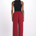 Pantalone con elastico 40805-412 LAMPONE federica tosi 
