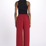 Pantalone con elastico 40805-412 LAMPONE federica tosi 