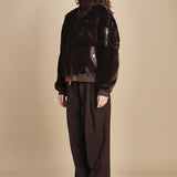 bomber in ecopelliccia BWSEWARDF5 BROWN bombers original 