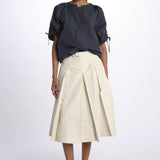 Gonna UTILITY pieghe taffetas 36118LCE STONE phillip lim 