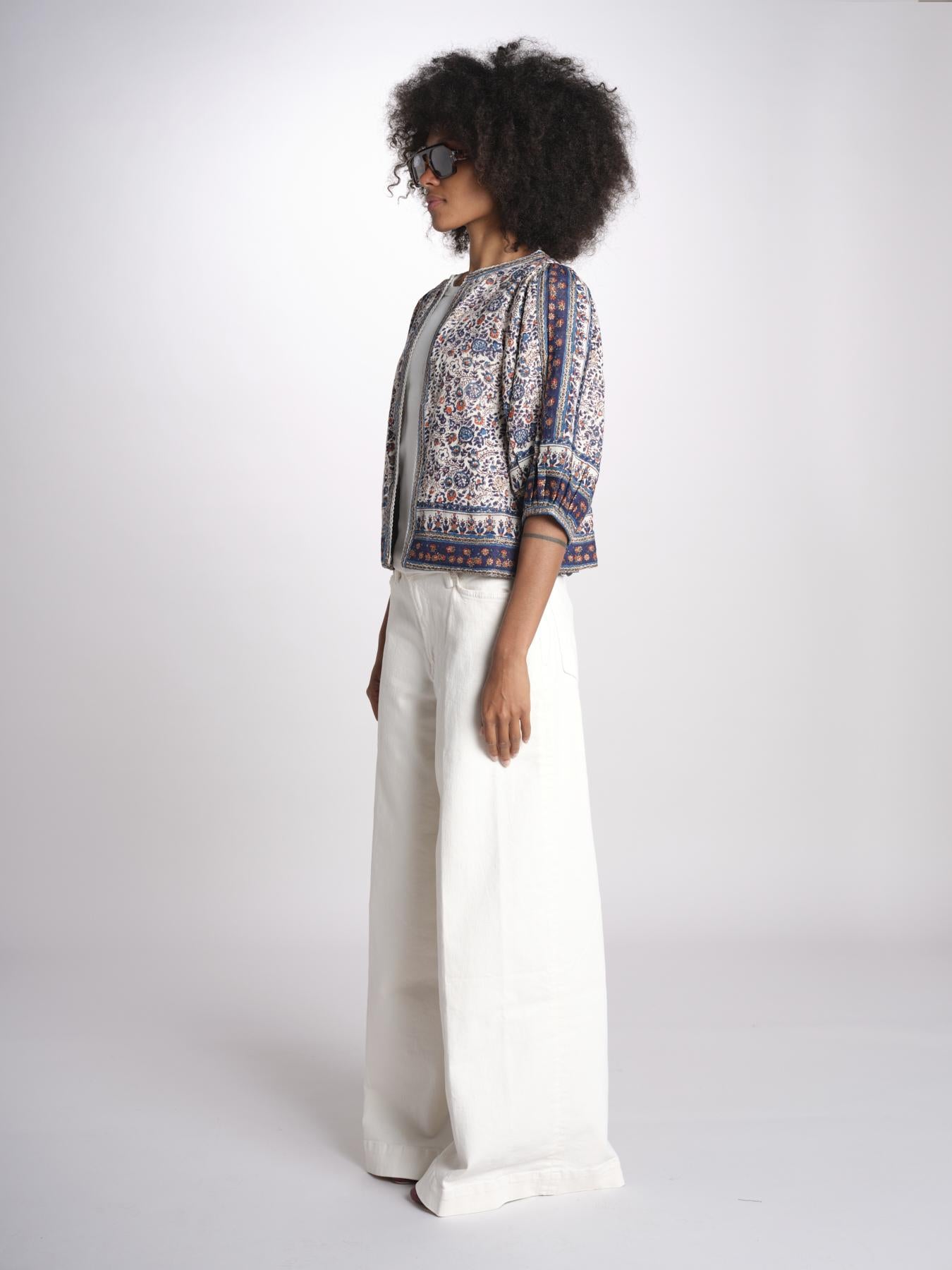 giacca stampata CASS JKT 741986 INDIGO mabe 