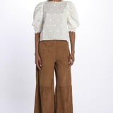 Camicia OFF-WHITE ricamo fiorellini 338614 OFFWHITE farm rio 