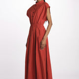 2125 chemisier di cotone 2125 TERRACOTTA dusan 