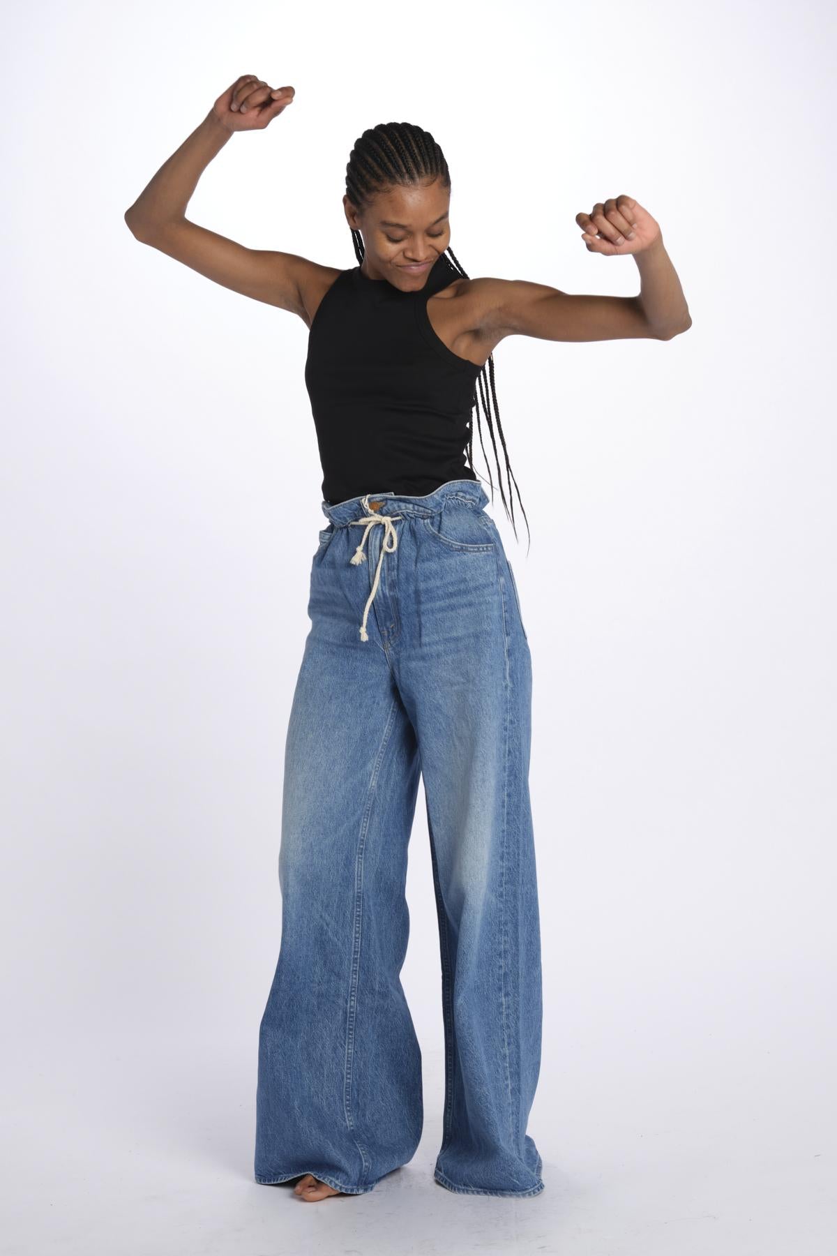 Denim SNACKS over con coulisse THEDOGGIEBAGHEEL11298-1321 THEDOGGIEBAGHEEL 11298-1321 mother 