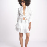 camicia con nodo MARIABL BLANC laraethnics 