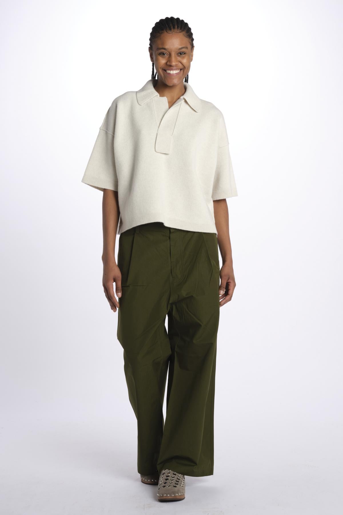 Pantalone over con pences PASADENA SEAWEED sofie d'hoore 