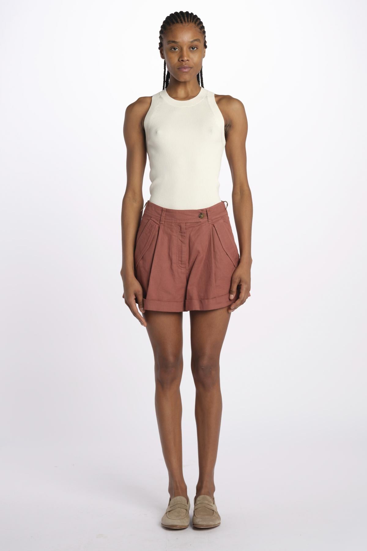 Shorts ENOA con tasche ENOA TERRACOTTA vanessa bruno 