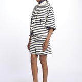 Giacca BABY WORK BLAZER jersey righe 10316 105 JERSEY BLUE STRIPES 19 jejia 