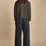 maglia girocollo con zip CESNIK KAKI ba&sh 